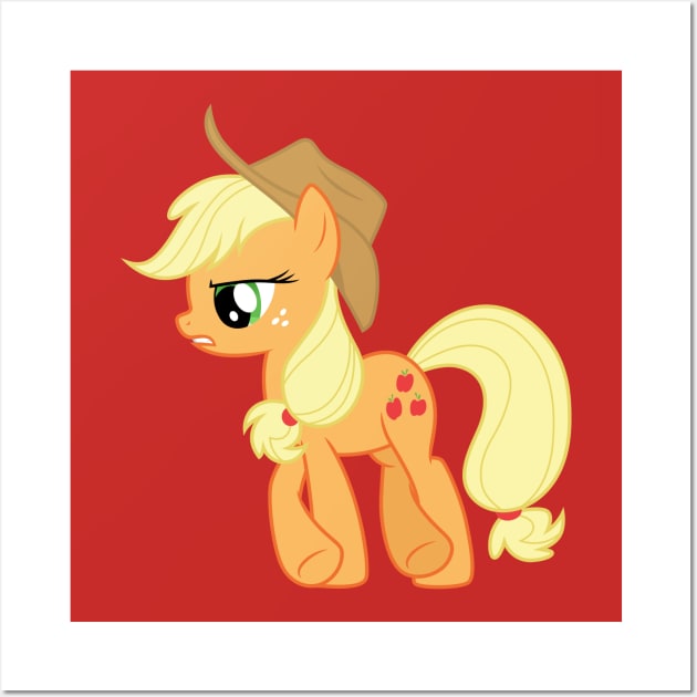 Applejack standing Wall Art by CloudyGlow